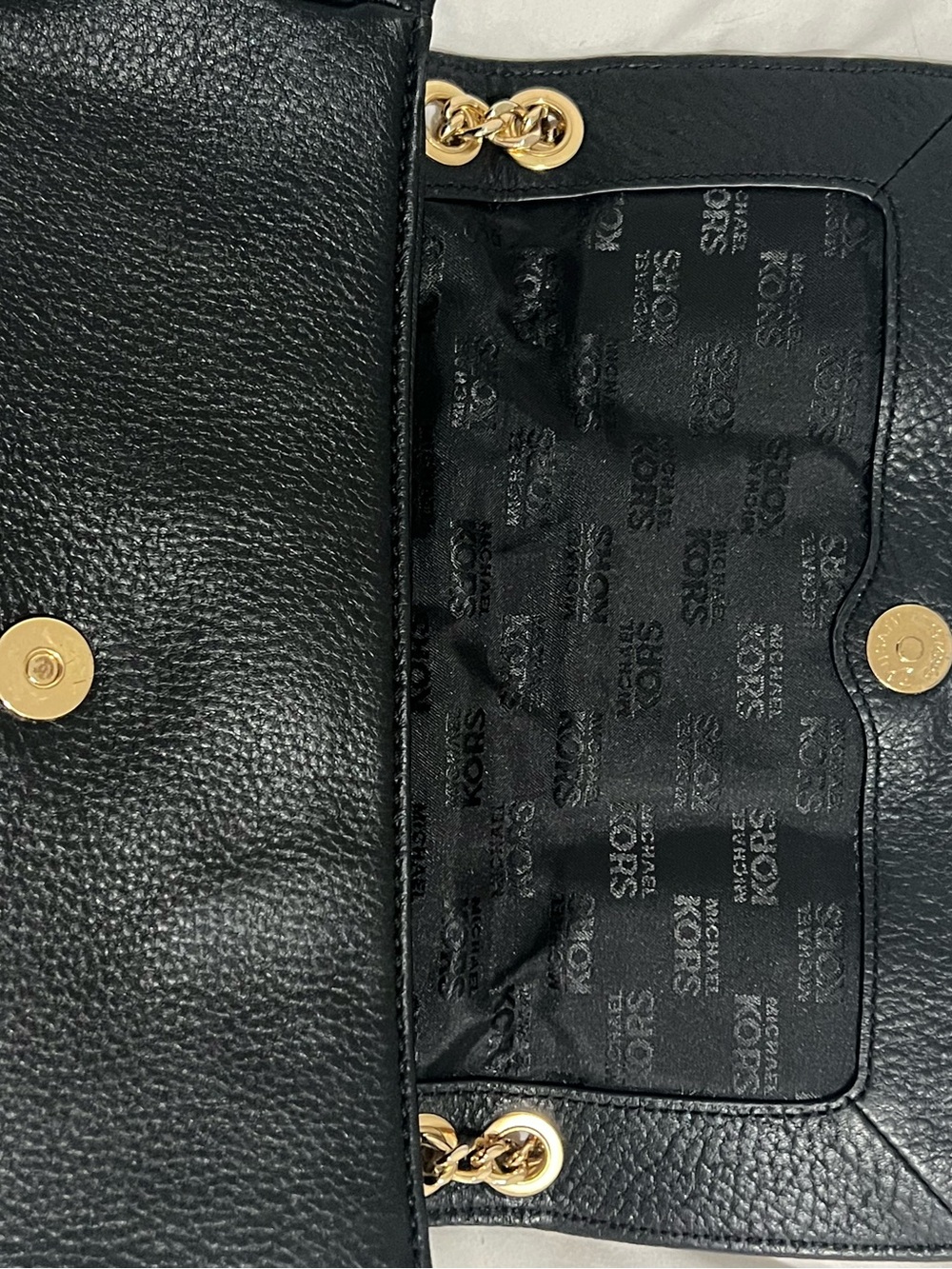 MICHAEL Michael Kors Black Leather Jet Set Chain Shoulder Bag - Picture 7 of 16